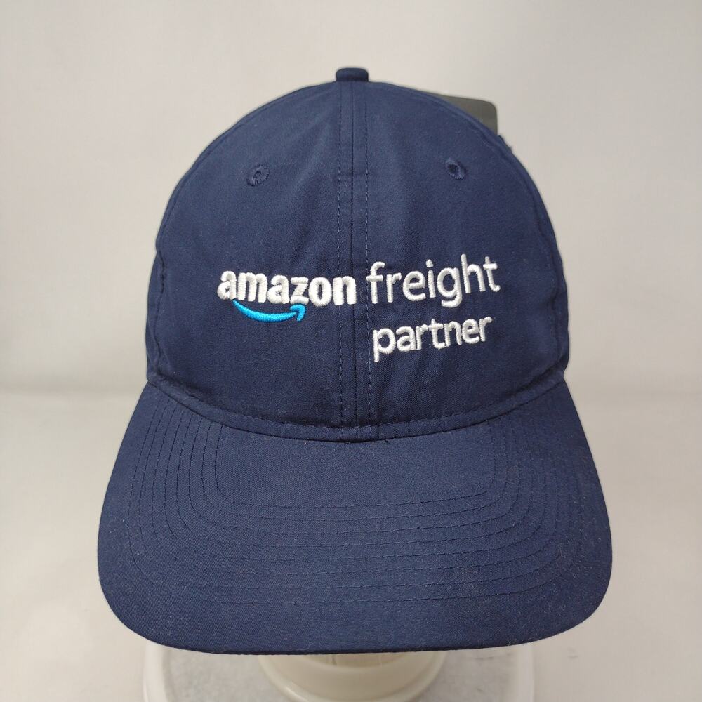 Amazon Freight Partner Strapback Hat Blue Os W/Ta… - image 2